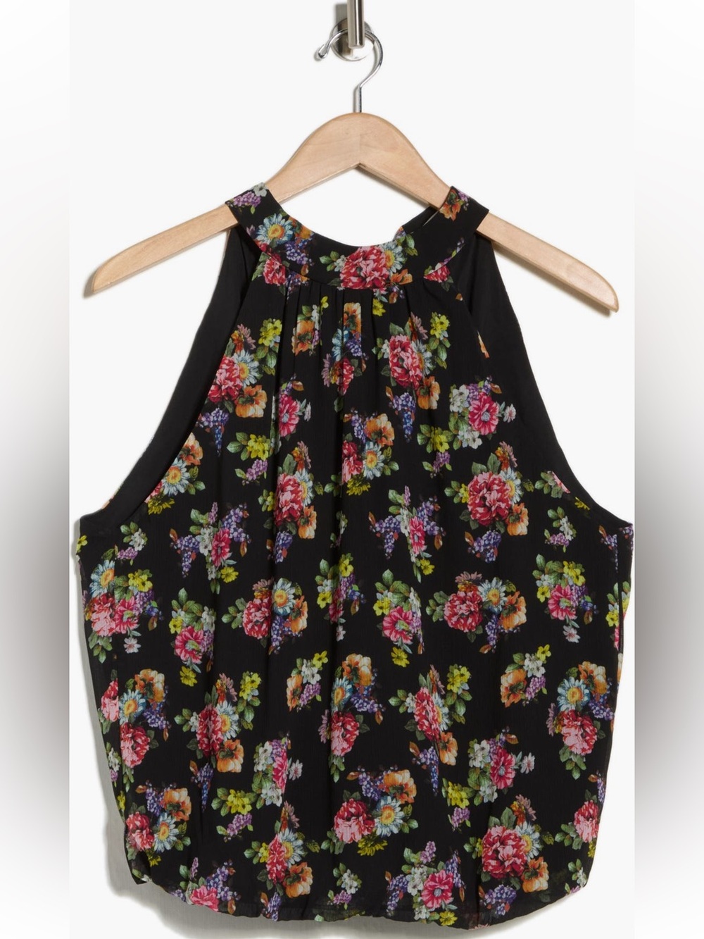 Alice + Olivia Maris Floral Halter Top